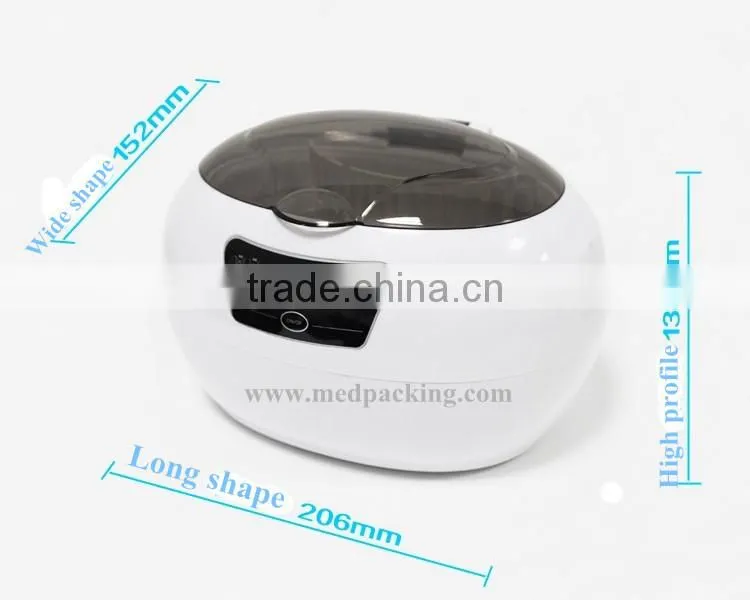 Silent Ultrasonic Cleaner JP-880 consumer and commercial glasses jewelry cleaner Shaver