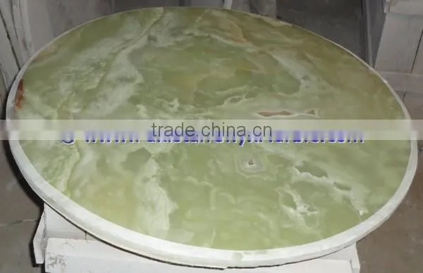 EXPORTER OF LIGHT GREEN ONYX TABLE TOPS COLLECTION