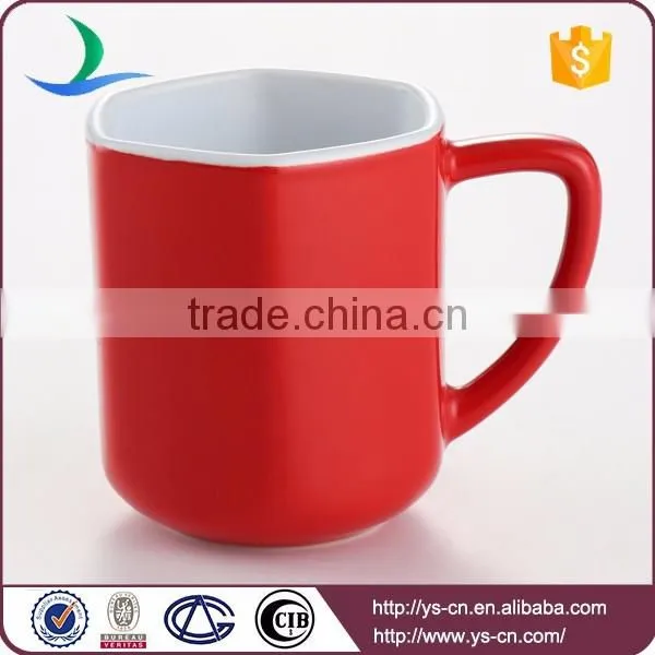 Wholesale different color glazed 12oz Ceramic drinking snack cup factory