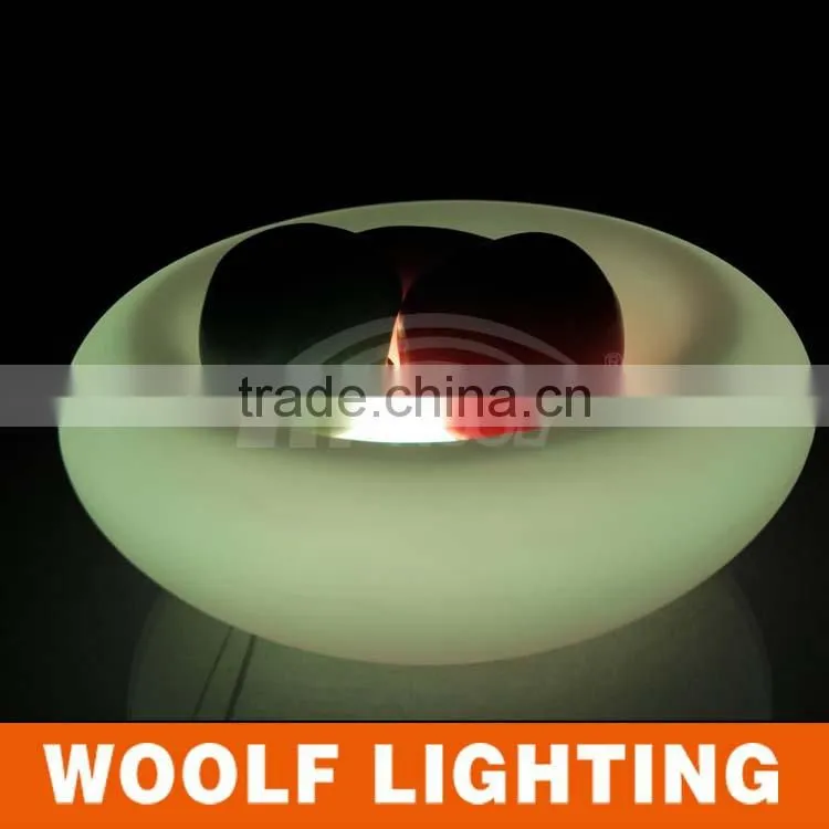 modern glowing outdoor led pot lights