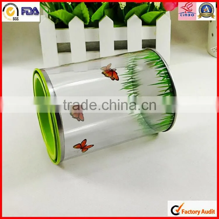 hot pvc clear plastic cupcakes packaging box