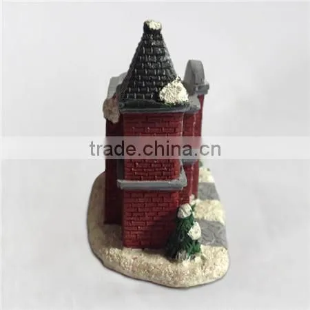 Polyresin mini decorative houses