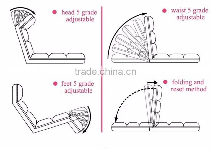 Adjustable Sitting Chair&Relax Leisure Folding Floor sofa