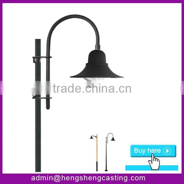 2017 hot sale antique aluminum garden lighting pole