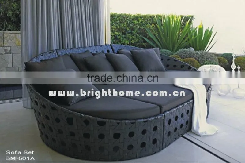 Pe rattan Lounge BM-501A Leisure PE rattan weaved outdoor products