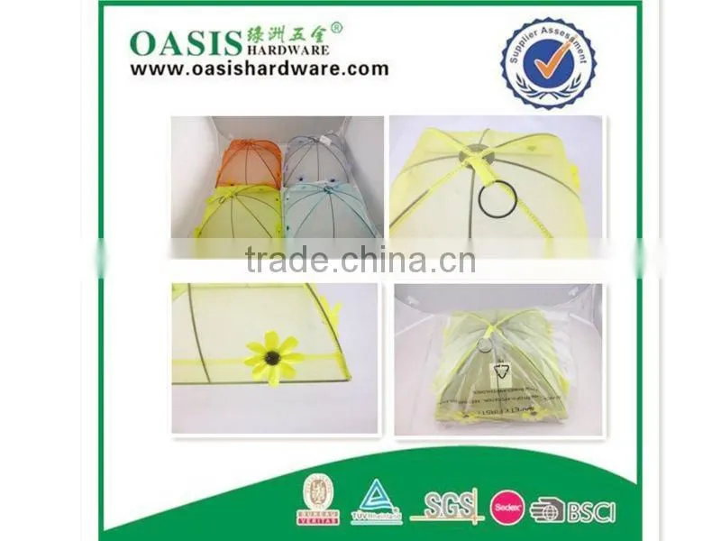 food cover/clear food covers/mesh dome food cover