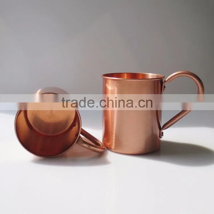 Manufacturer high quality moscow mule mug pure copper mug