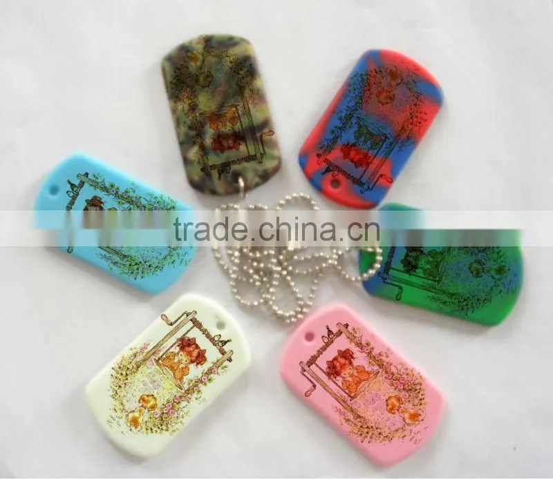Silicone necklace with shape rubber bands(silicone rubber rings)