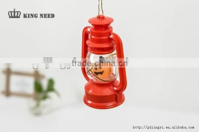 Modern small plastic LED skull table lamp halloween hanging decoration
