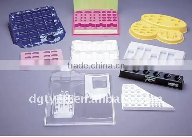Flocked blister package