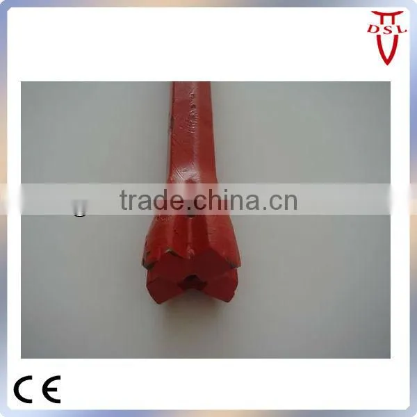 Integral rock Drill Rods(Chisel Type) for Jack Hammer