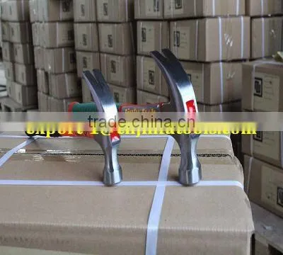 Claw hammer with fiberglass handle