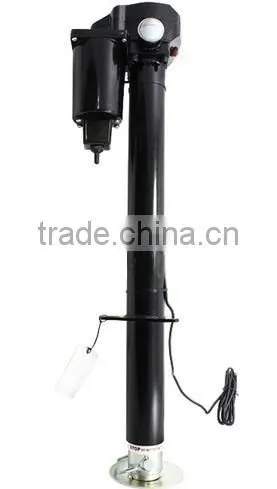 3500LB Electric Trailer Power Tongue Jack Black Battery 12 Volt