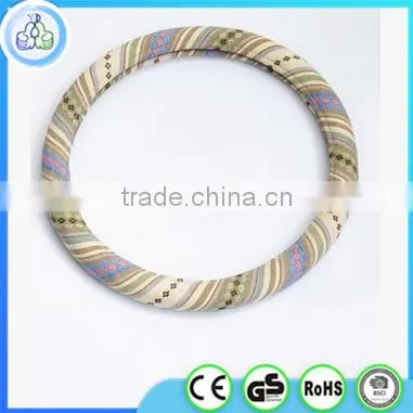 China flax car steering wheel cover wholesale
