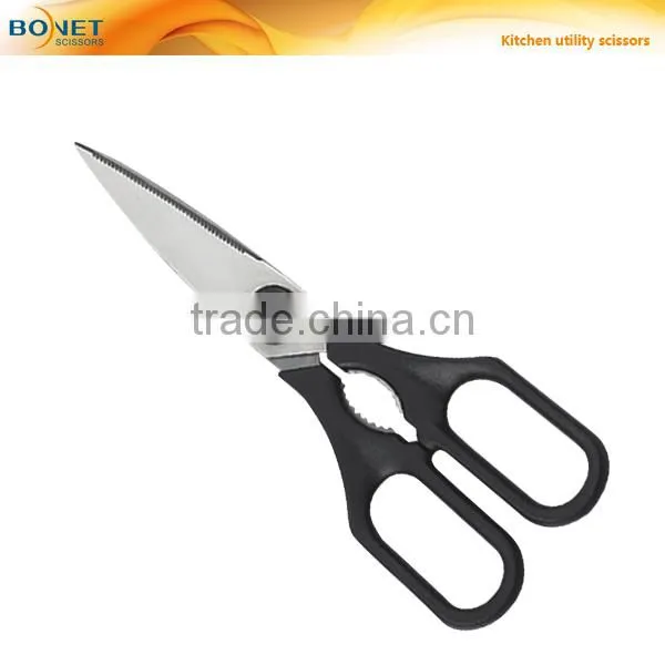 S53014 8" Useful Black handle ideal kitchen scissors
