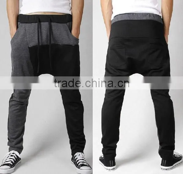 casual wholesale custom men's cotton blank Training running Track thick sweatpants Jogger Sports pants in 2015 winter/autumn