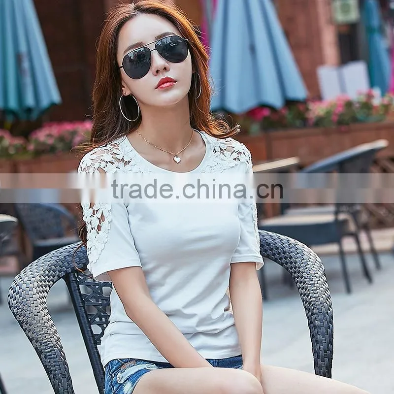 High Quality T-shirts Fashion Ladies/Tops Fashion Girls T Shirt Women 2017 Summer
