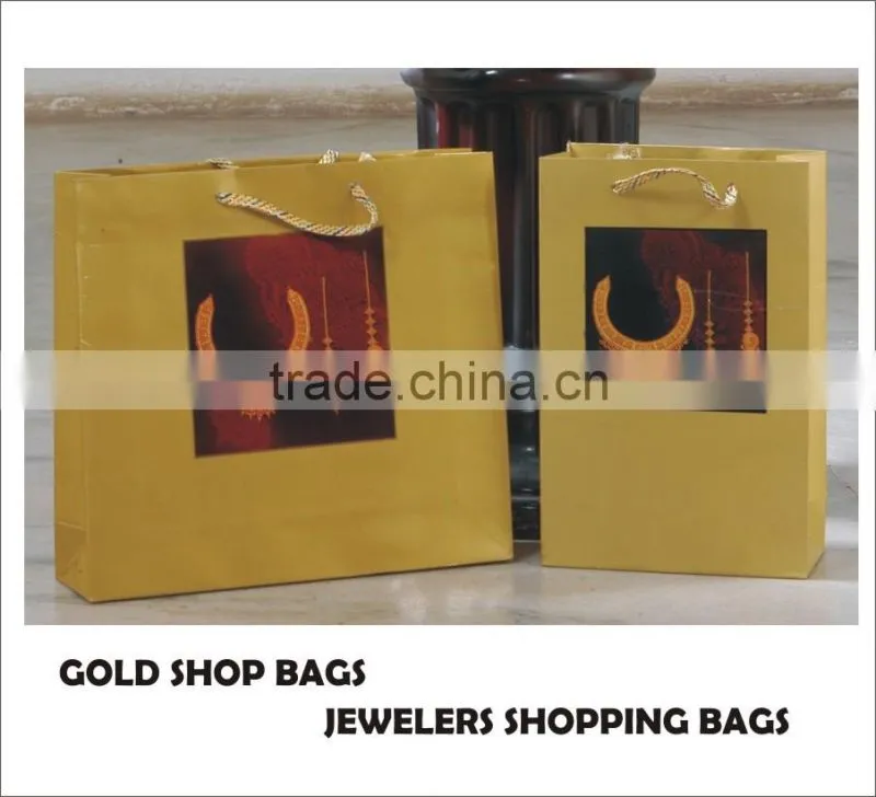 Paper Shopping Bags with Hot stamping