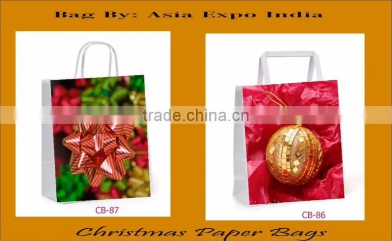 Paper Printed Gift Bags for New Year 2017
