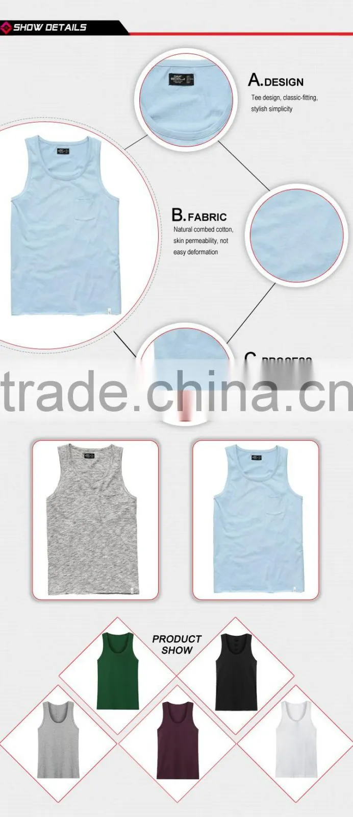Custom 2016 new sexy running vest for women
