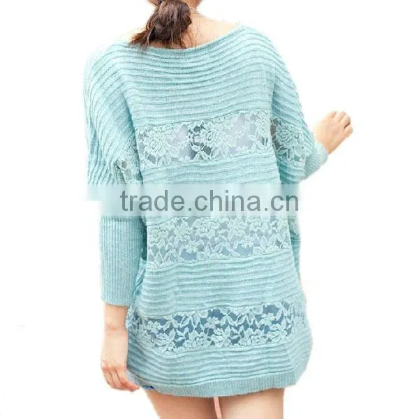2014 Fashion spring basic cotton sweater