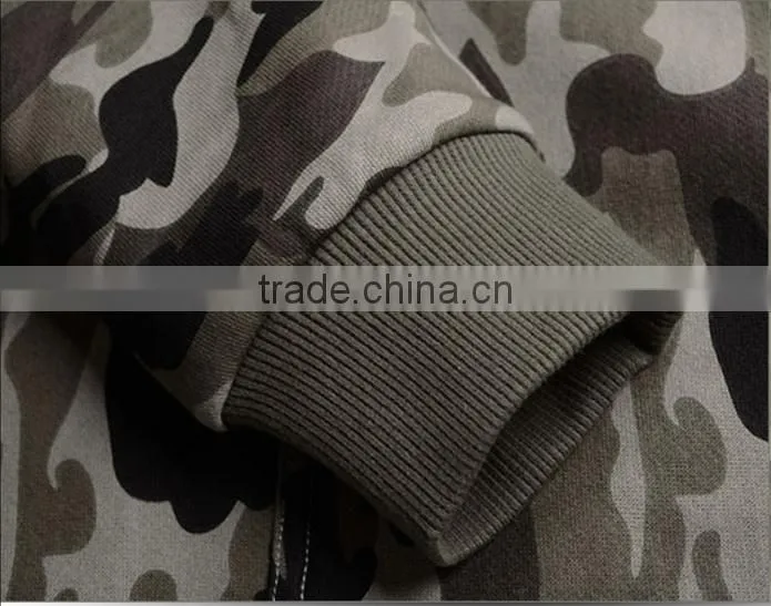 Camo Hoodie Pullover Autumn Sweatshirt