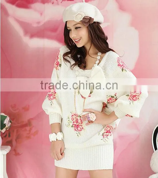 2013 New Wholesale Manufacture Ladies Dresses Knitwear