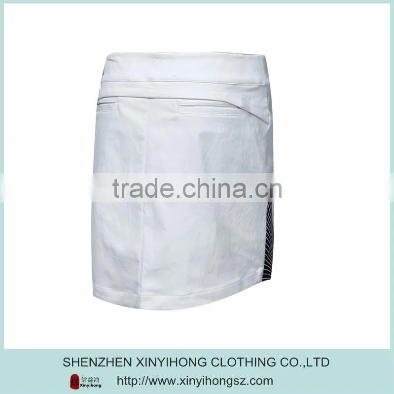 Moisture wicking/anti-pilling fashion golf skirts