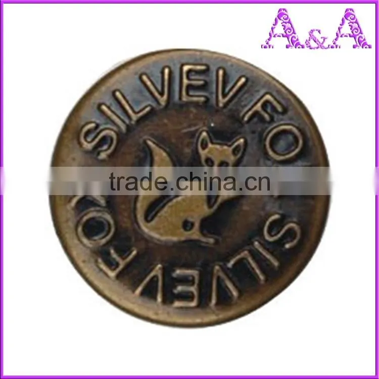 jeans button jacket metal buttons