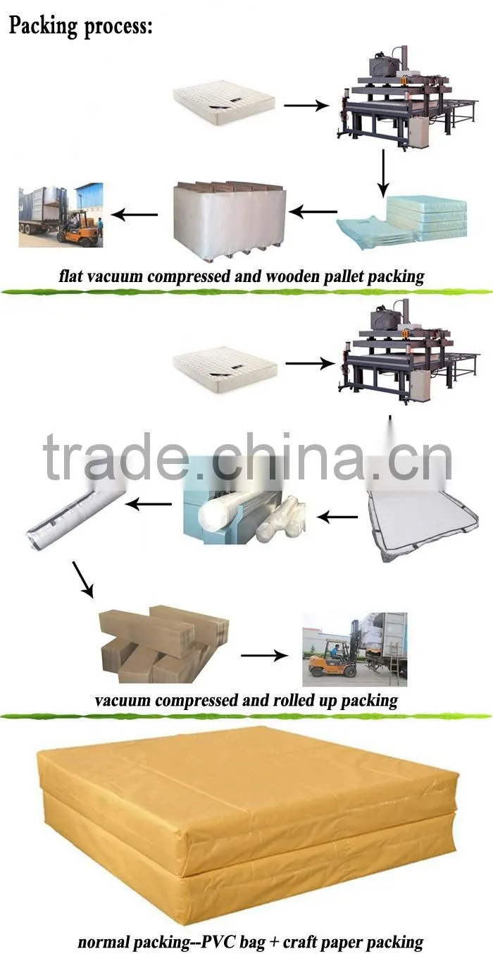 Posture Plus Euro Top Roll Up Spring Mattress for School Project