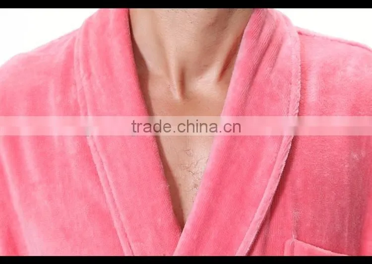 100 cotton women thick bathrobe for spa towel fabric
