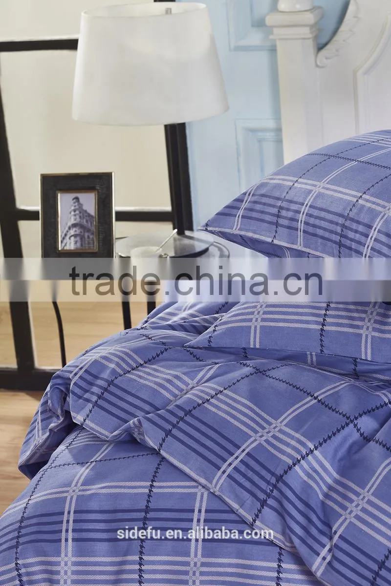 Modern Design 100% Cotton Printed Bed Sheet Bedroom Set