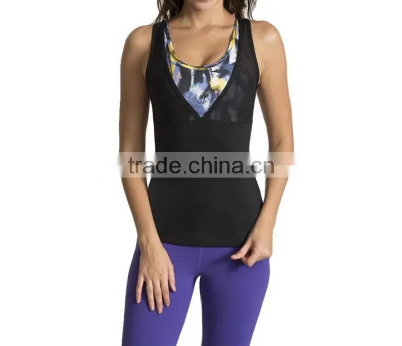 2016 High Quality And Comfortable Singlet Stringer OEM Womens Tank Top