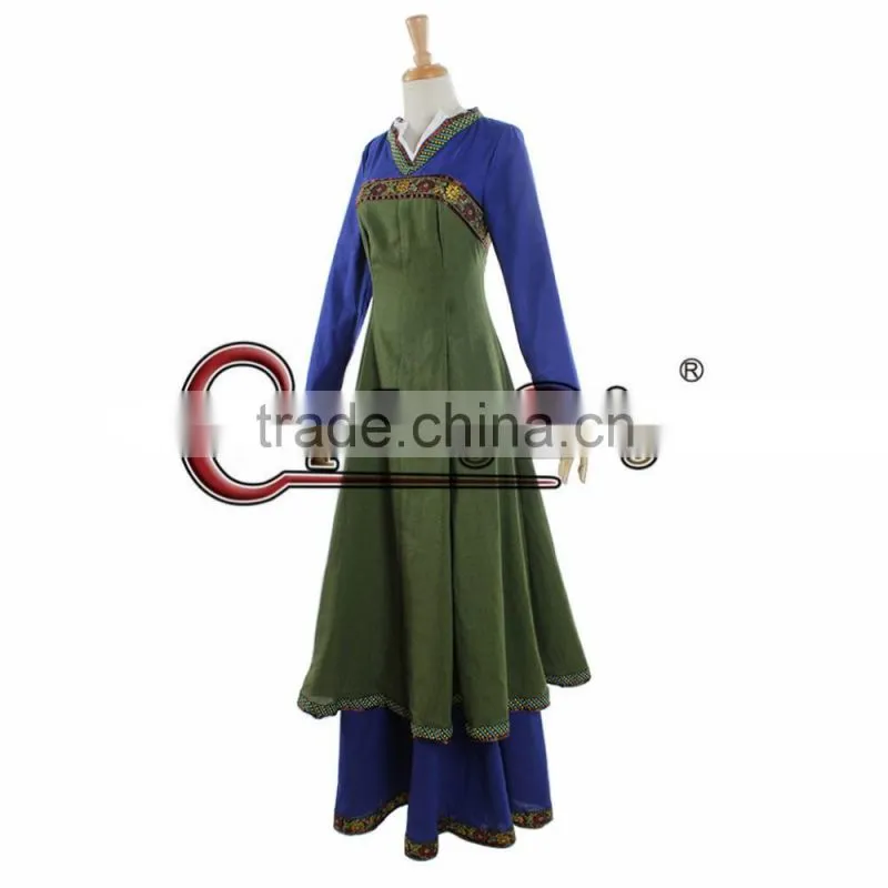 Custom Made Women's Medieval Dress Victorian Renaissance Gothic Dress