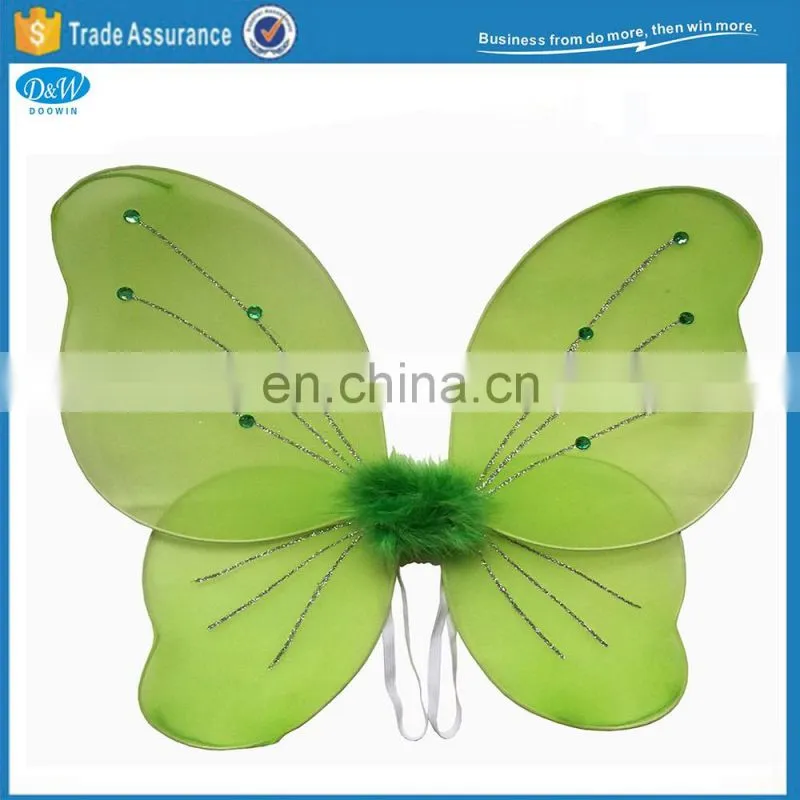 Green Color Fairy Wings for Carnival Party Dresses