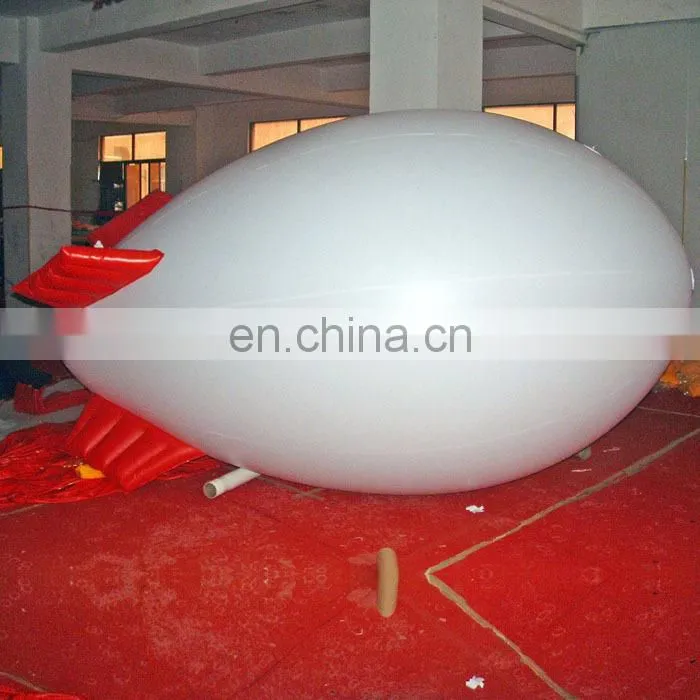 Attractive inflatable helium blimp advertising balloon