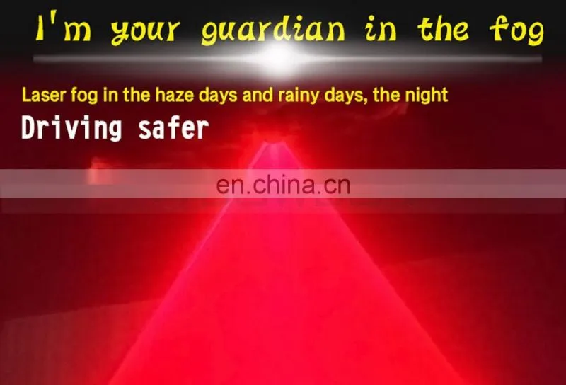 Safe Auto Rear 650nm Red Light LED Avoid Accident Car Laser Fog Light