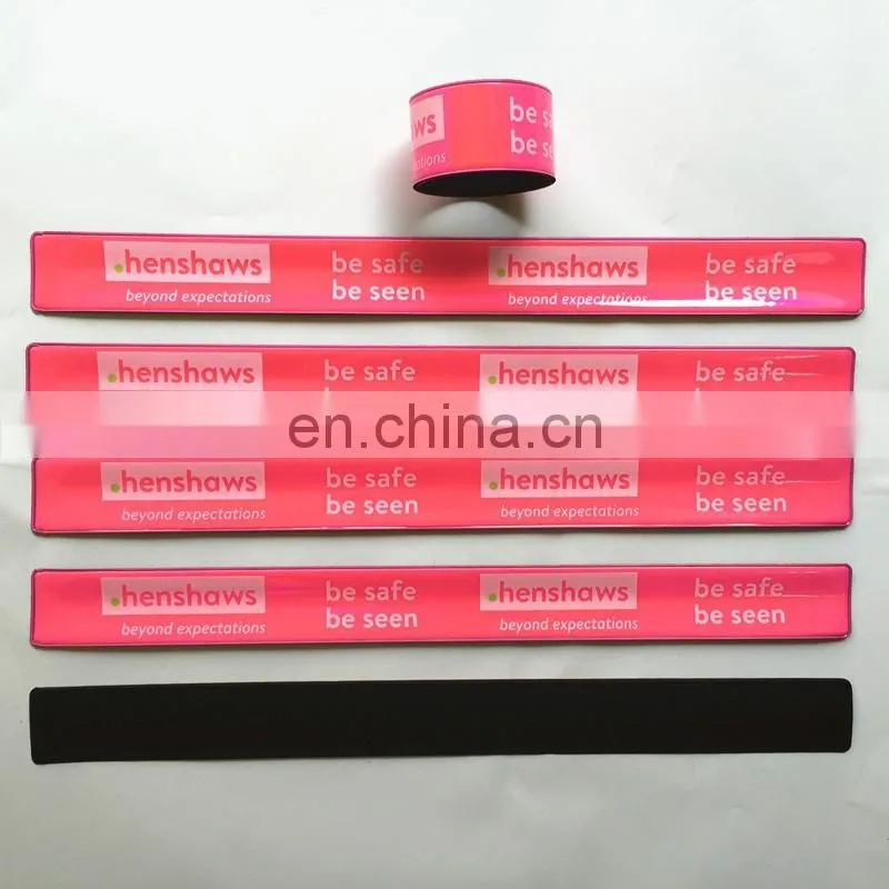 CE High Quality reflective customizable bracelet