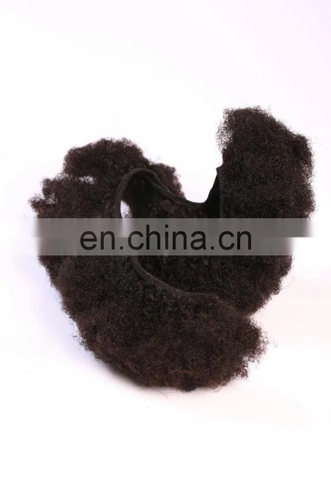 Tight Zigzag Afro Kinky Curly Extensions sewing to weft 6''-32'' Available Brazilian Virgin Hair Afro Kinky Curly