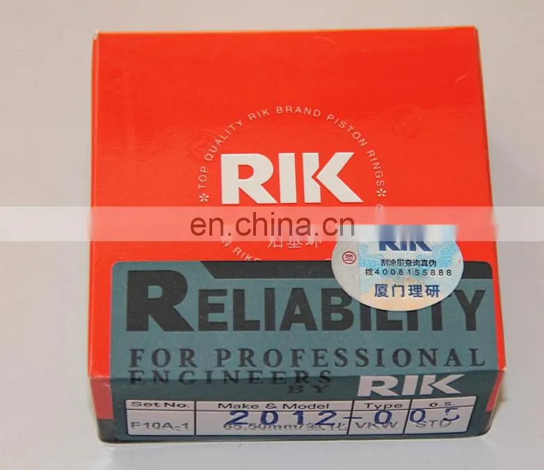 Wholesale Auto F10 Engine Piston Ring/piston ring for Suzuki F10A Super Carry SJ410 1.0