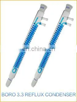 AKMLAB Borosilicate Glass Dimroth Condenser Reflux Condenser
