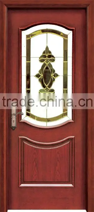 modem wood glass door design good quality hot sell D1D2021