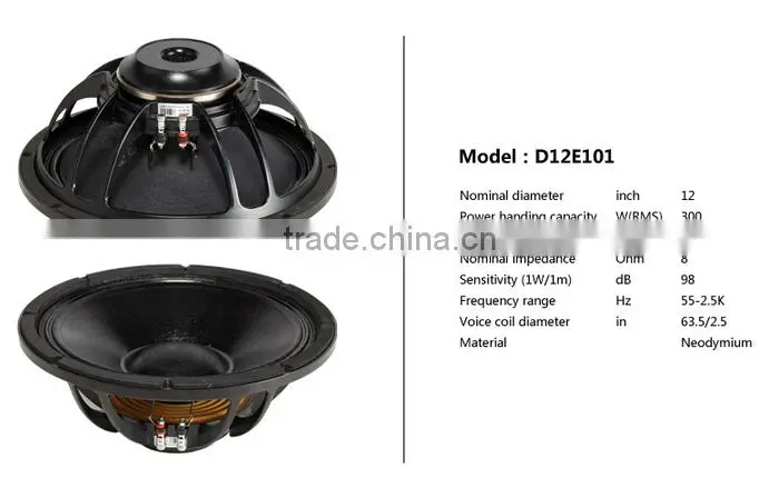 nexo PS12-R2, Neodymium speaker, 12 inch passive 2-way full range loudspeaker, stage monitors