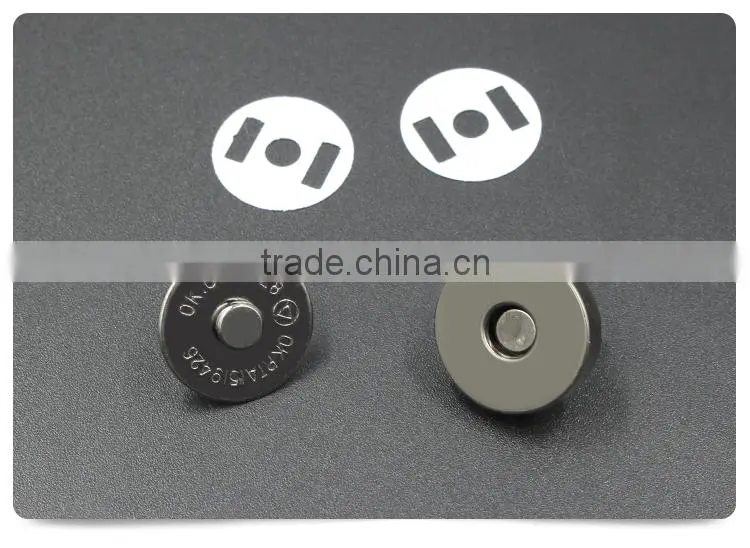 Bag accessorie mag snap 18mm magnetic button
