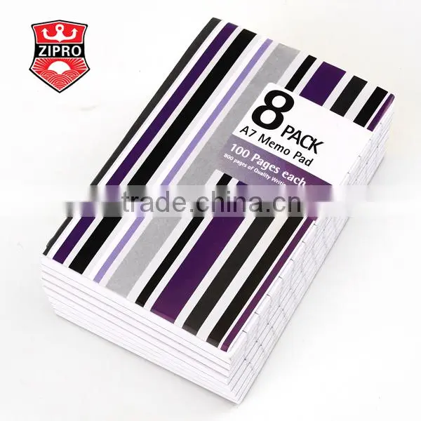 A5 ruled pages refill pad with margin softcover notebook