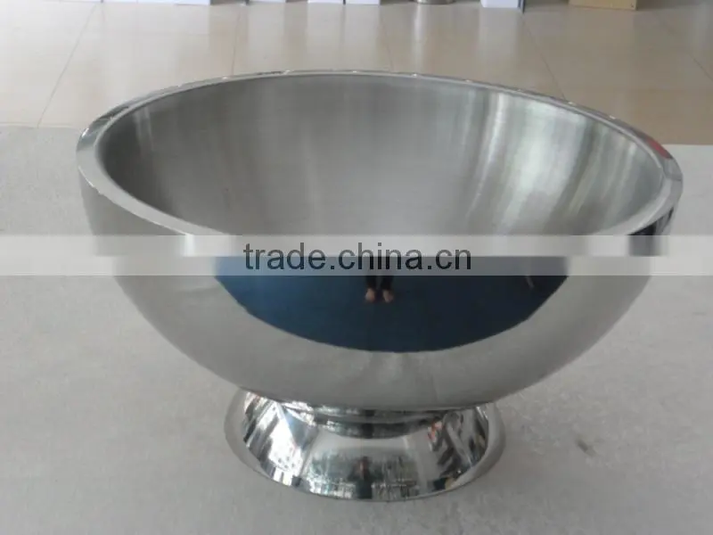 luxury oval metal bucket for party