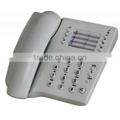 decorated basic corded telephone with one -touch memory function