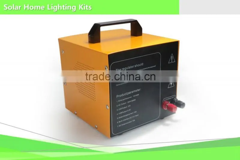 40W professional manufacuturer USB Function home application solar energy home system