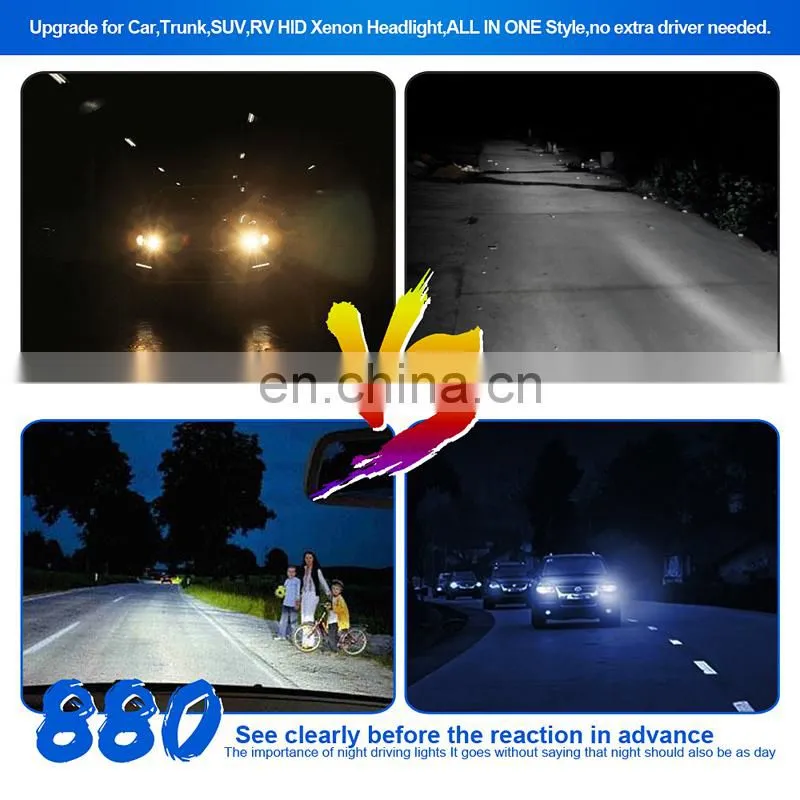 9006 High Power 80W LED Headlight Bublbs All-in-One Conversion Kit 8000 Lumen Headlamp For Upgrade Cars