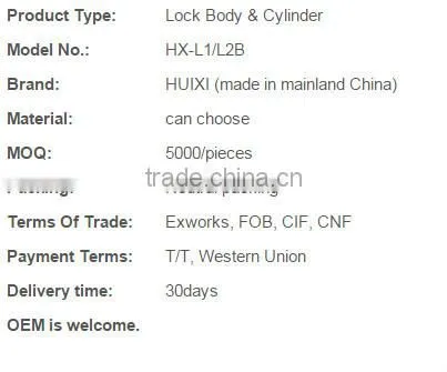L1L2B door accessories all kinds of locks